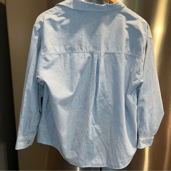 Scottish DOG tartan plaid Jean shirt Embroidered Long Sleeve Button Shirt 18W 2X - Picture 4 of 13